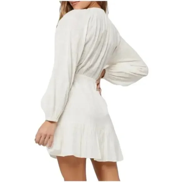 NWT! L*Space Feelin' Fine Dress in Cream - Size Medium - Picture 6 of 9